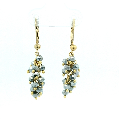 Gallery Gemma Hematite Glitter Dangle Earrings Stunning earrings ...