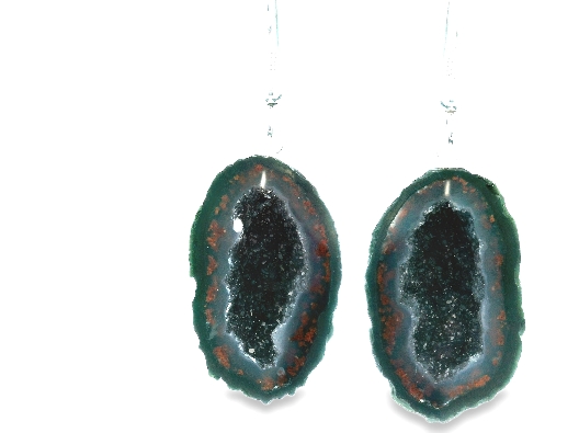 Providence Collection  Geode Gemstone Earrings  These unique natura...