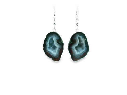 Providence Collection  Geode Gemstone Earrings  These unique natura...