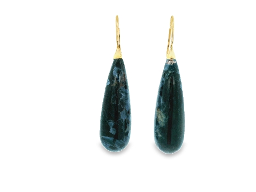 Artist: Anne-Marie Warburton  Pietersite Briolette Earrings  Unique...