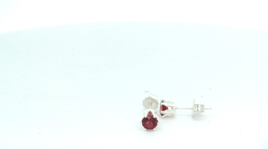Gallery Gemma 4mm Garnet Stud Earrings Genuine 4mm round garnet ...