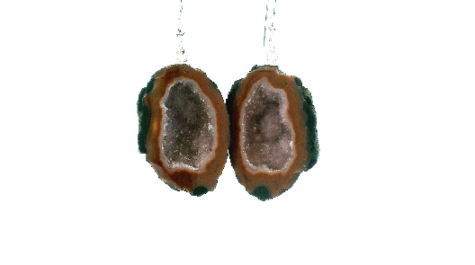 Providence Collection  Geode Gemstone Earrings  These unique natura...