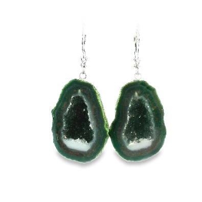 Providence Collection Geode Gemstone Earrings These unique natura...