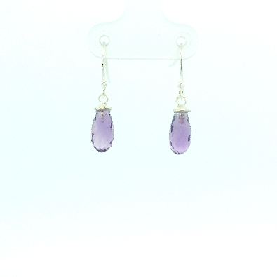 Gallery Gemma Originals Amethyst Briolette Dangle Earrings Lovely...