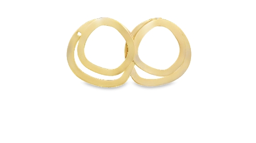 PURSUITS; Toronto  Echo Ear Jacket Earrings - Satin Gold  From the ...