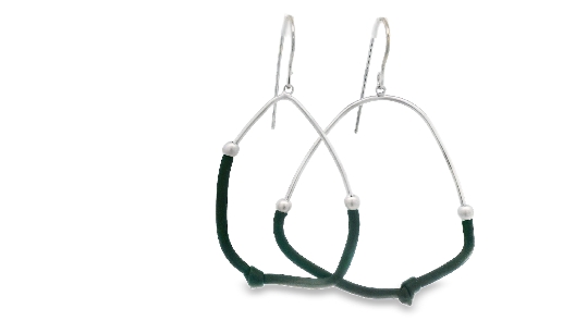 PURSUITS; Toronto  Morph Earrings - Silver Black  From the FS Colle...