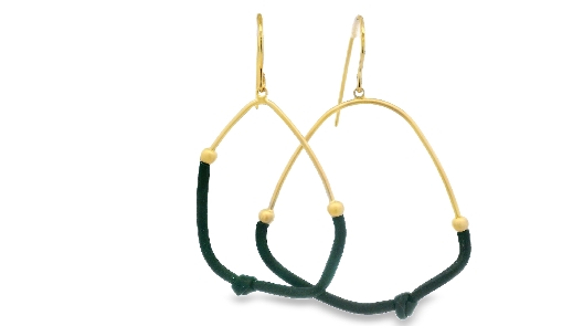 PURSUITS; Toronto  Morph Earrings - Gold Black  From the FS Collect...