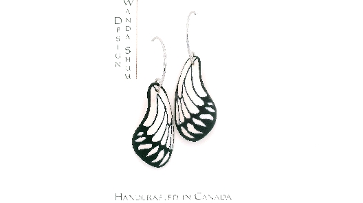 Wanda Shum Design; British Columbia  Mini Butterfly Wing Earrings -...
