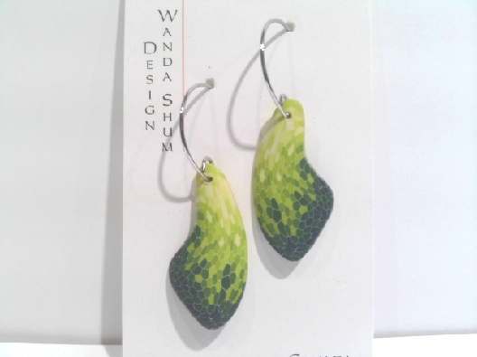 Wanda Shum Design; British Columbia  Mini Dragonfly Wing Earrings -...