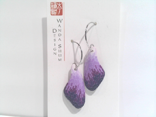 Wanda Shum Design; British Columbia  Mini Dragonfly Wing Earrings -...