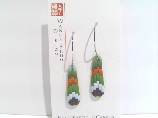 Wanda Shum Design; British Columbia Landscape Dreams Drop Earrings...