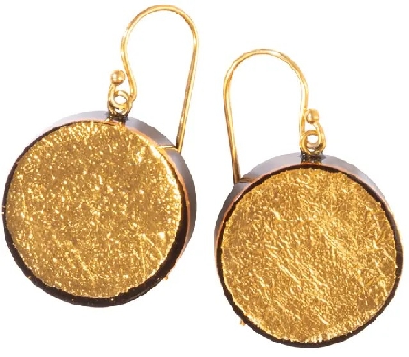 ZSISKA Design Co.  RADIANCE Disc Earrings - GOLD  Make a statement ...