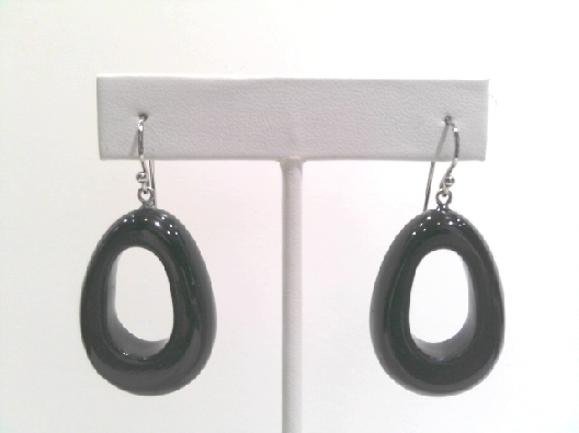 ZSISKA Design Co.  COLOURFUL STATEMENT Oval Earrings - BLACK  Eye-c...