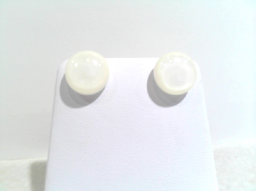 ZSISKA Design Co.  COLOURFUL BEADS Stud Earrings - WHITE  Playful l...