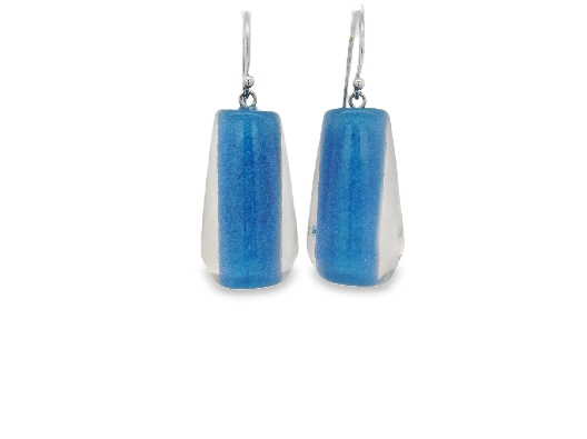 ZSISKA Design Co.  BLISS MUSEE SERIES Large Drop Earrings - BLUE  V...