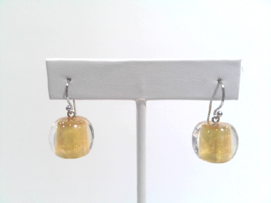 ZSISKA Design Co.  COLOURFUL BEADS Round Earrings - GOLD  Vibrant m...