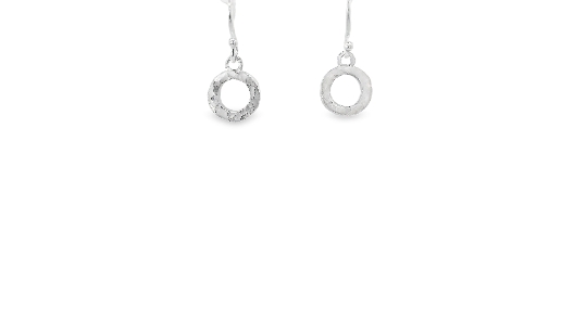 Providence Collection  Mini Circle Silver Earrings  Sterling silver...