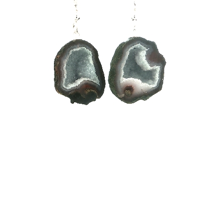 Providence Collection Geode Gemstone Earrings These unique natura...