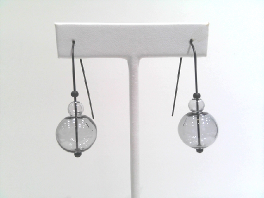 PURSUITS; Toronto  Mini Scoop Earrings - Black Grey  From the O Col...