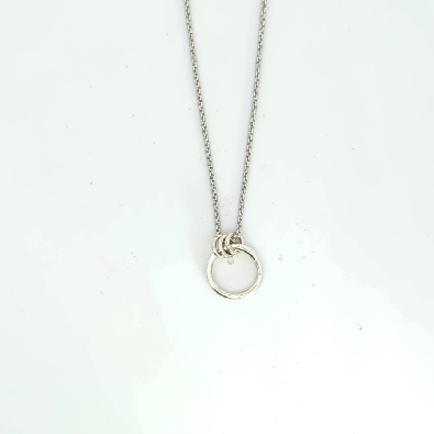 Gallery Gemma  Silver Links Necklace   935 Argentium Silver (tarnis...