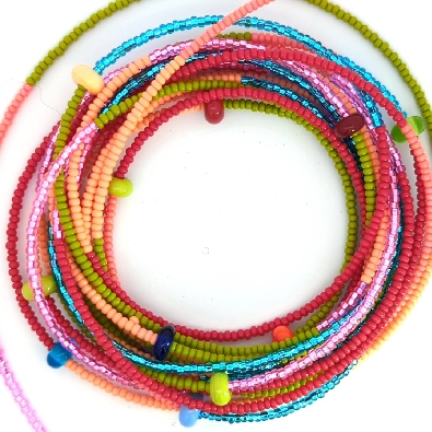 Color Love  12 Foot Necklace - Multi Colour  Discover the enchantme...