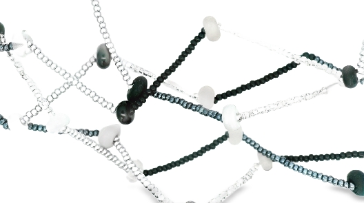 Color Love Fiesta Necklace - Black and White Spectacular and live...
