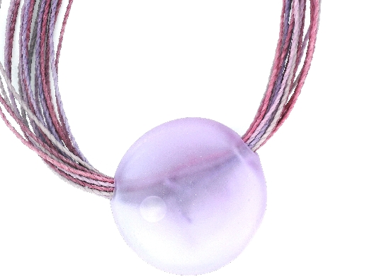 Color Love  Aura Necklace - Purple  Bring a splash of color to your...