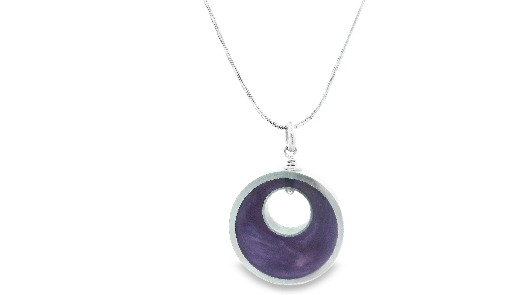 Color Love  Resinique Solo Spotlight Necklace - Purple  Elevate you...