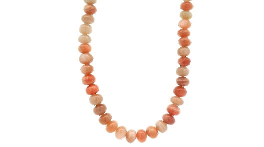 Gallery Gemma Original  Peach Moonstone Gemstone Strand  Shimmery s...