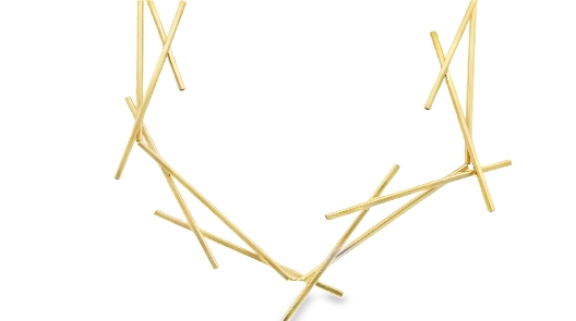 PURSUITS; Toronto  Sixes & Sevens Necklace - Satin Gold  From the F...