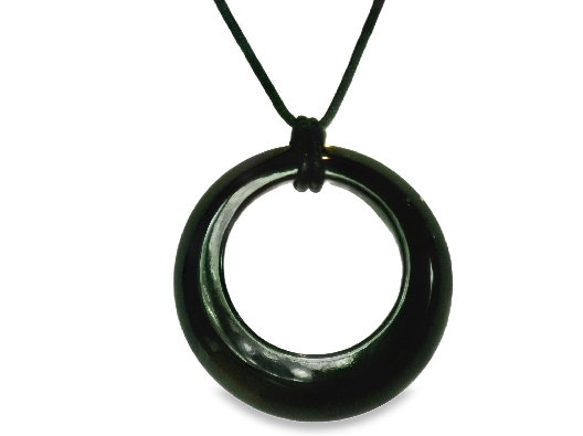 ZSISKA Design Co.  COLOURFUL STATEMENT Circle Necklace - BLACK  Mak...