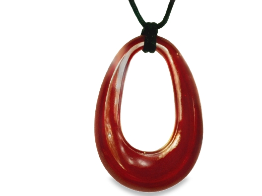 ZSISKA Design Co.  COLOURFUL STATEMENT Oval Necklace - RED  Make a ...