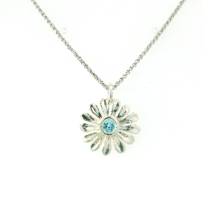 Anne-Marie Warburton Cosmos Blue Topaz Necklace Our new Cosmos Co...