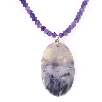 Gallery Gemma Original Amethyst Gemstone Strand with Tiffany Stone...