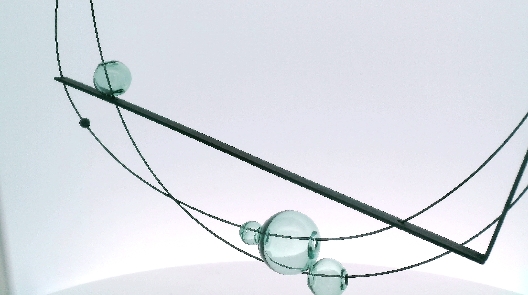 PURSUITS; Toronto  Tikkatock Necklace - Black Aqua  From the O Coll...
