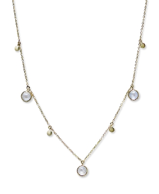 Anzie Jewelry Montreal  Cleo Moonstone Charm Necklace  Celestial in...