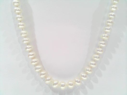 Cultured Pearl Collection  18 Inch Rondelle Cultured Pearl Strand  ...
