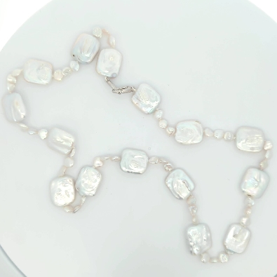 Cultured Pearl Collection  Chiclets Keshi Pearl Strand  Lovely; uni...