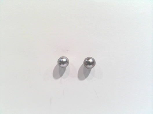 Cultured Pearl Collection  8.5mm Tahitian Pearl Stud Earrings  Eleg...