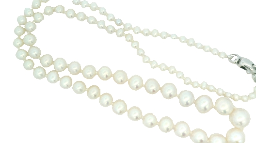 Cultured Pearl Collection 18 Inch Gradutated Pearl Strand Beautif...
