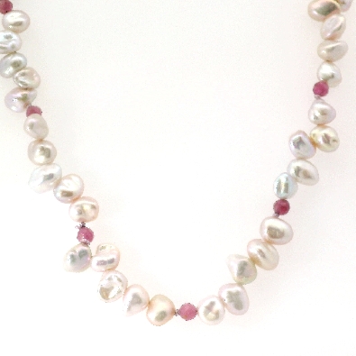 Cultured Pearl Collection Pink Keshi Pearl Strand Exquisite stran...