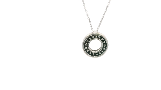 SCARO; Caroline Arbour joailliere  Purete Silver Circle Pendant  Fr...