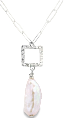 The Providence Collection  Biwa Pearl Pendant Necklace  Large Biwa ...