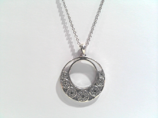 SCARO; Caroline Arbour joailliere  Humanite Large Silver Circle Pen...