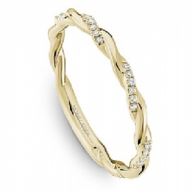 Noam Carver Stackables Collection; Montreal  14K Yellow Gold and Di...