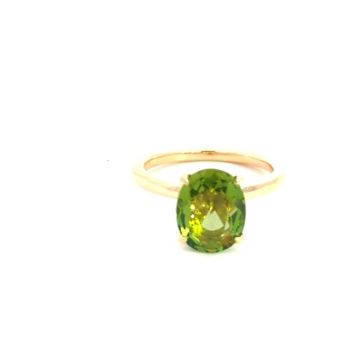 Gallery Gemma Classics  Peridot - 2.00 ct oval - 10.1 x 8 x 4.1 set...