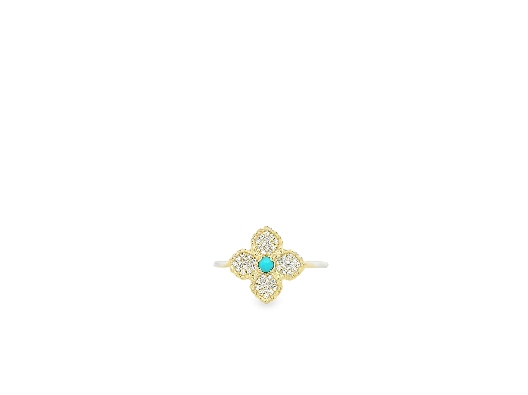 Bassali Jewelry Pave Diamond Quatrefoil Ring Delicate and preciou...