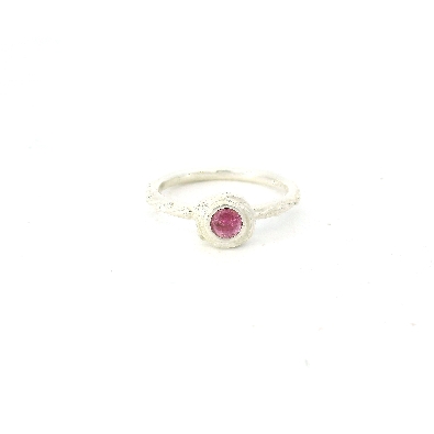 Artist Anne-Marie Warburton  Pink Tourmaline Mini Nest Stacking Rin...
