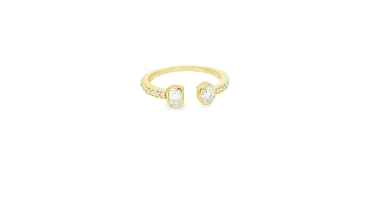 S. Kashi Family Jewelry 14K Yellow Gold Moi and Toi Diamond Ring ...