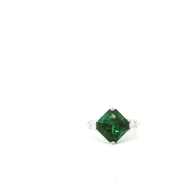 Gallery Gemma Classics  Magnificent 5.14 ct Green Tourmaline (Niger...